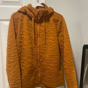 Burnt orange DSG zipper sweatshirt